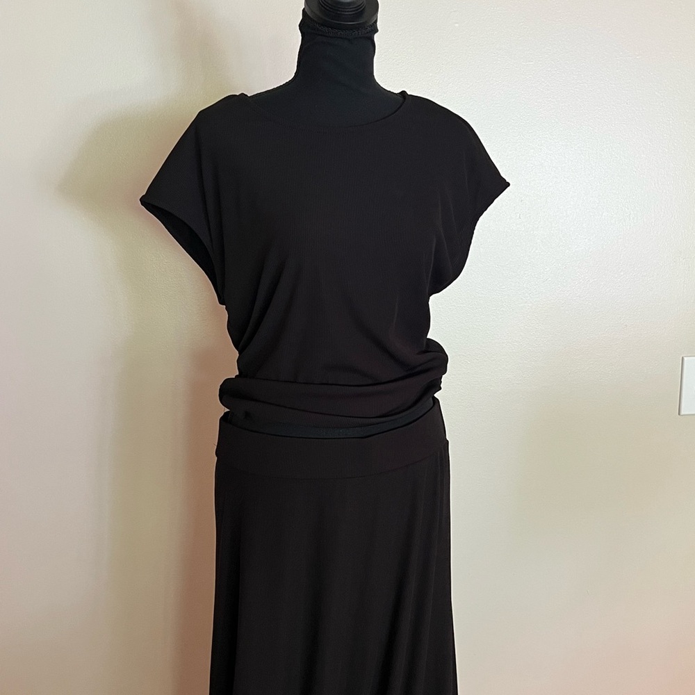 Women’s Two Piece Skirt Set Black - Picture 11 of 16
